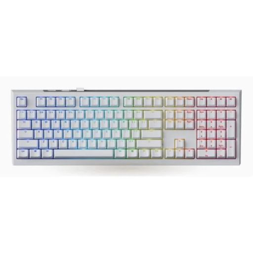 Клавиатура Ducky One X Wireless White (ON2408AST3-DAUSPDOECL2WW1)