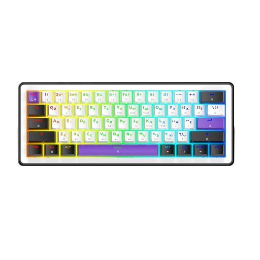 Клавіатура HATOR Hellyberry HK60 White-Violet