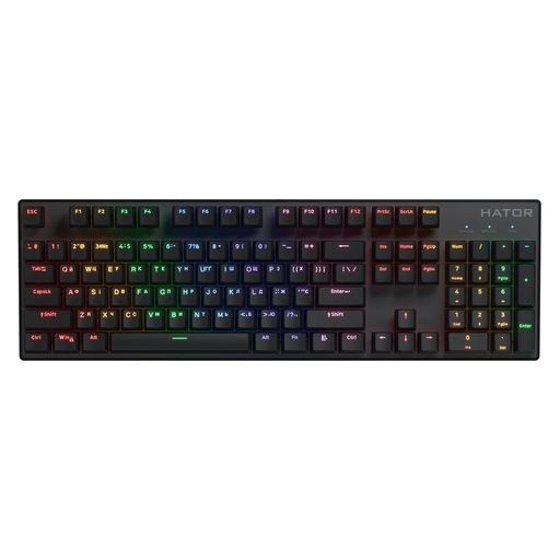 Клавиатура HATOR Icefall Mecha Rainbow Black (HTK104UA)