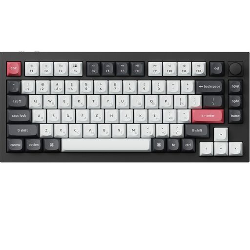 Клавіатура Keychron Q1 HE Magnetic Switch Black RGB (Q1H-M1-UA)