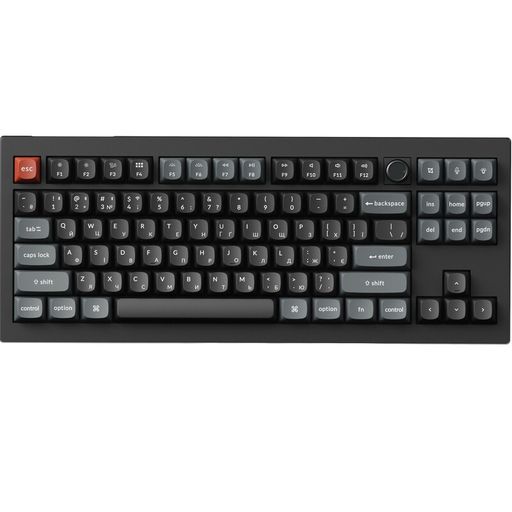 Клавіатура Keychron V3 Ultra Red Switch Black RGB (V3U-D1-UA)