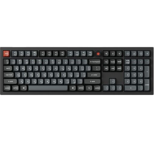 Клавіатура Keychron V6 8K Super Red Switch Black RGB (V6W-D1-UA)