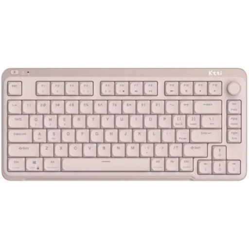 Клавиатура KZZI I75 Wireless Keyboard UA\ENG (Red Switch) Pink (6977534870567)