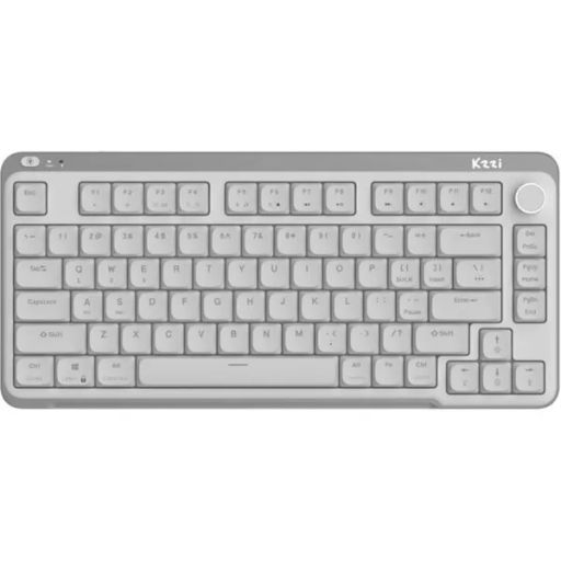 Клавіатура KZZI I75 Wireless Keyboard UA\ENG (Red Switch) Grey (6977534870635)