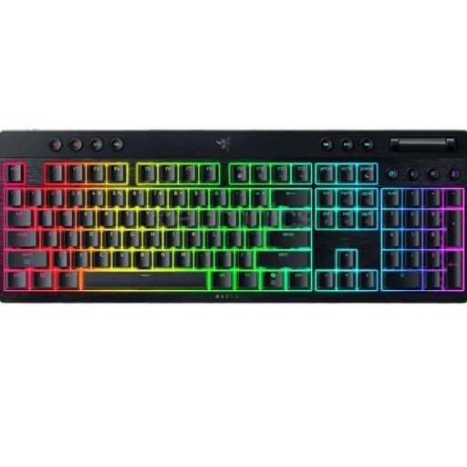 Клавіатура RAZER BlackWidow V4 Low-Profile, Green switch (RZ03-05270100-R3M1)