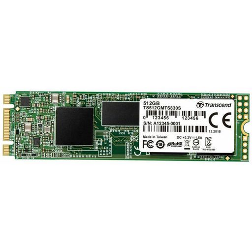 Накопичувач SSD M.2 2280 512GB Transcend (TS512GMTS830S)