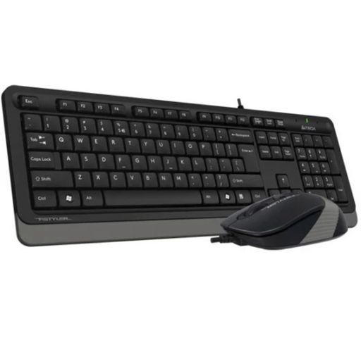 Комплект (клавиатура, мышь) A4Tech F1010 Black/Grey USB