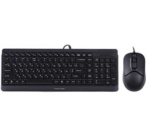 Комплект (клавиатура, мышь) A4Tech F1512 Black USB