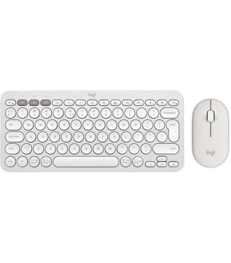 Комплект (клавиатура, мышь) беспроводной Logitech Pebble 2 Combo White (920-012240)