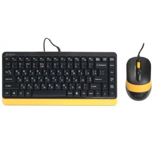 Комплект (клавиатура, мышка) A4Tech F1110 USB Bumblebee (F1110 Bumblebee)