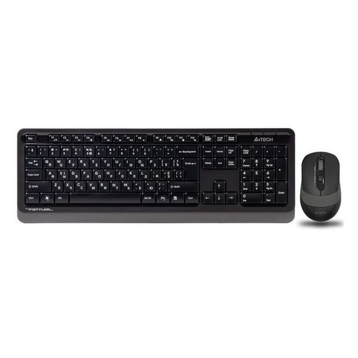Комплект (клавиатура, мышка) A4Tech FG1010S Black/Grey