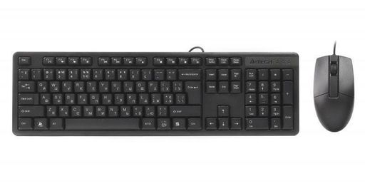 Комплект (клавиатура, мышка) A4Tech KK-3330 USB Black (KK-3330 Black)