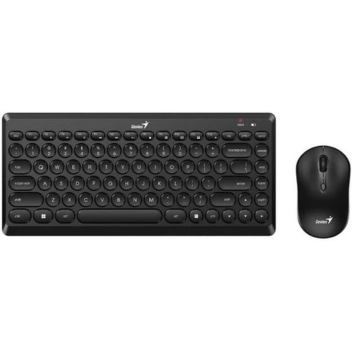 Комплект (клавиатура+мышь) Genius LuxeMate Q-8000 Wireless UA Black (31340013414)