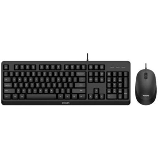 Комплект (клавиатура, мышка) Philips SPT6207BL/00 USB Black (SPT6207BL/00)