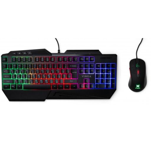 Комплект (клавиатура, мышка) Vinga KBSG559 Black