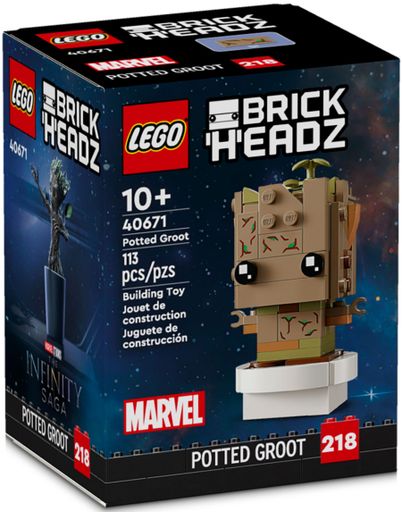 Конструктор Lego Brick Headz Горшковый Грут (40671)