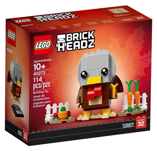Конструктор Lego Brick Headz Індичка на День Подяки (40273)
