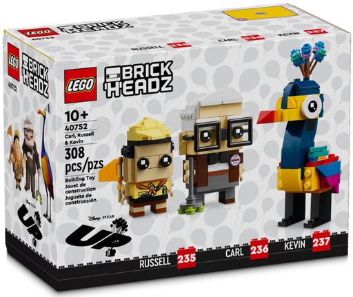 Конструктор Lego Brick Headz Карл, Рассел и Кевин (40752)