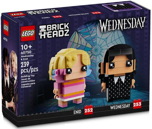 Конструктор Lego Brick Headz Уэнсдей и Энид (40750)