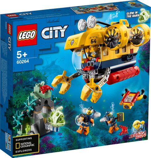 Конструктор Lego City Океан: дослідницький підводний човен (60264)