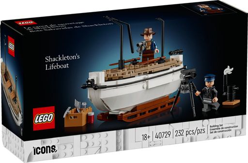 Конструктор Lego Icons Рятувальний човен Шеклтона (40729)