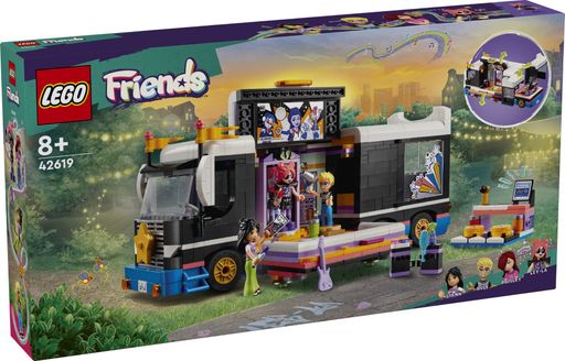 Конструктор Lego Friends Музыкальный туристический автобус поп-звезды (42619)