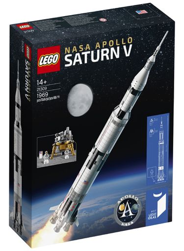 Конструктор Lego Ideas Ракета-носитель Сатурн-5 (21309)