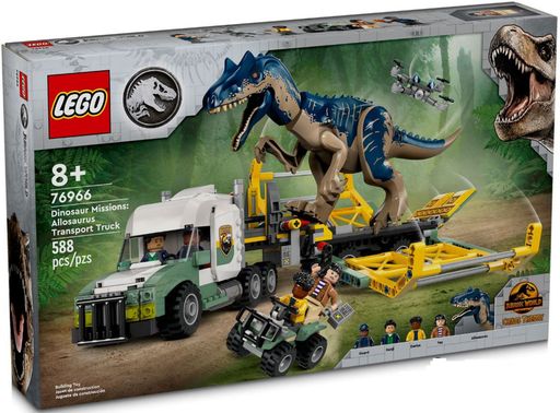 Конструктор Lego Jurassic World Транспортна вантажівка з Алозавром (76966)