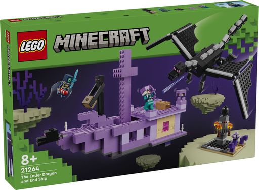 Конструктор Lego Minecraft Дракон Эндера и Корабль Энда (21264)