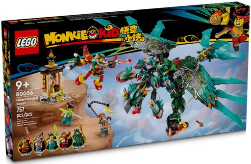 Конструктор Lego Monkie Kid Девятиголовый зверь (80056)
