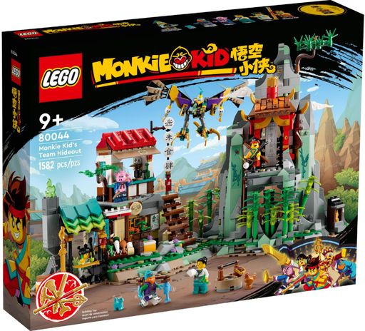 Конструктор Lego Monkie Kid Притулок команди Монкі Кіда (80044)
