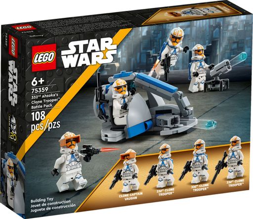 Конструктор Lego Star Wars 332-й боевой набор солдат-клонов Асоки (75359)
