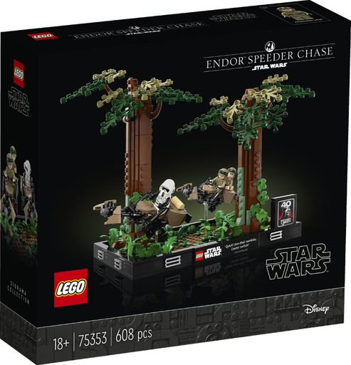 Конструктор Lego Star Wars Диорама Погоня на спидере в Эндоре (75353)
