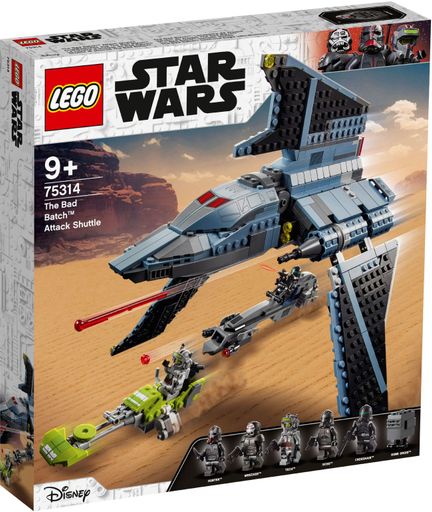 Конструктор Lego Star Wars Штурмової шаттл Bad Batch (75314)