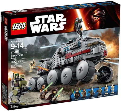 Конструктор Lego Star Wars Турбо Танк Клонов (75151)