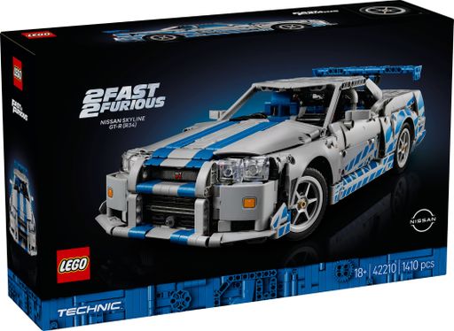Конструктор Lego Technic Двойной Форсаж Nissan Skyline GT-R (R34) (42210)