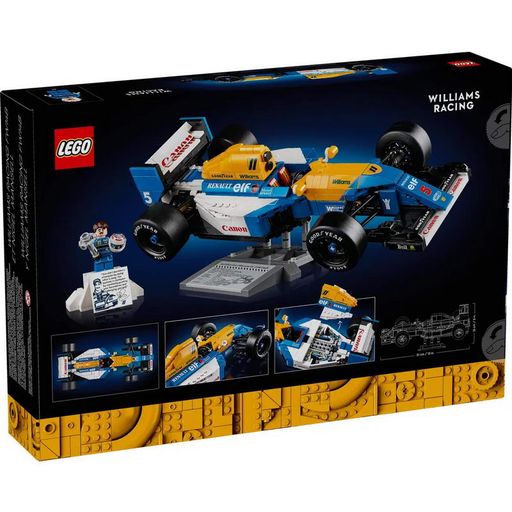 Конструктор Lego Icons Williams Racing FW14B и Найджел Мэнселл (10353)