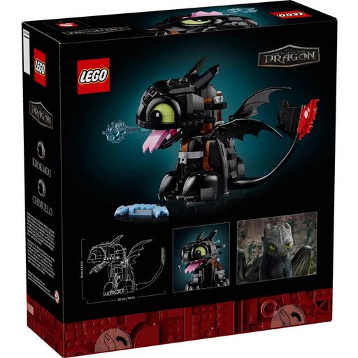Конструктор Lego Icons Как приручить дракона: Беззубик (10375)