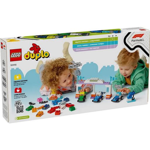 Конструктор Lego DUPLO Автомобили для гонок и пилоты команд Формулы-1 (10445)