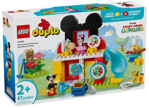 Конструктор LEGO DUPLO Disney Микки Маус: Клубный дом из Минни и Плуто (10465)