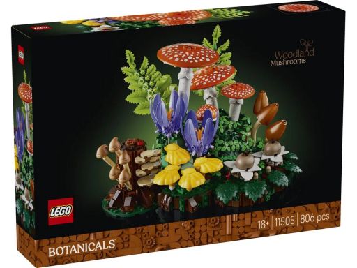 Конструктор LEGO Botanicals Лесные грибы (11505)