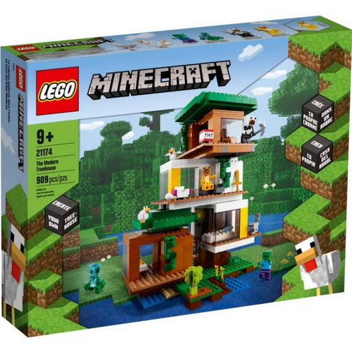 Конструктор Lego Minecraft Современный домик на дереве (21174)