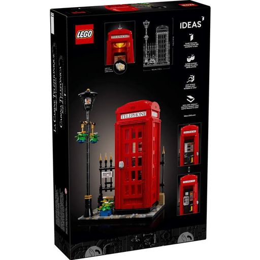 Конструктор Lego Красная лондонская телефонная будка (21347)