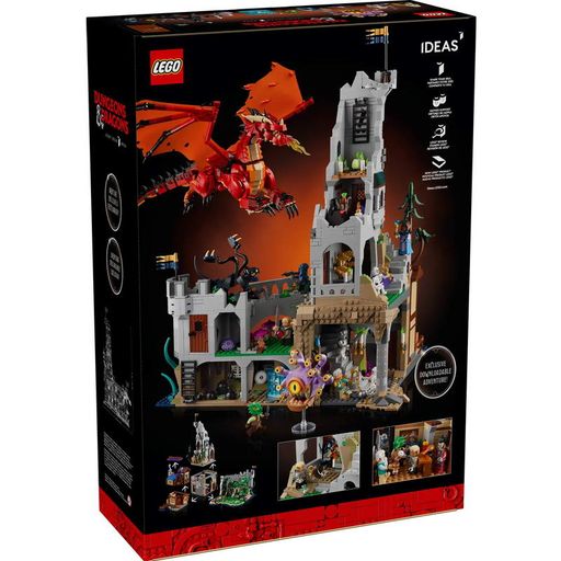 Конструктор Lego Ideas Підземелля та дракони: Казка Червоного Дракона (21348)