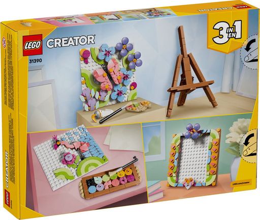 Конструктор LEGO Creator Декоративний живопис "Квіткове мистецтво" (31390)