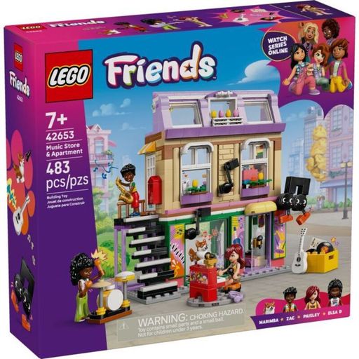Конструктор Lego Friends Музыкальный магазин и квартира (42653)