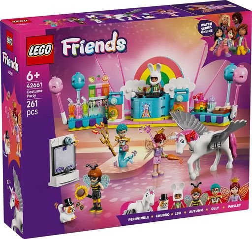 Конструктор Lego Friends Костюмированная вечеринка с единорогом и феей (42661)