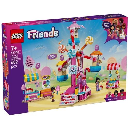 Конструктор LEGO Friends Колесо обзора с конфетами и капкейками (42700)