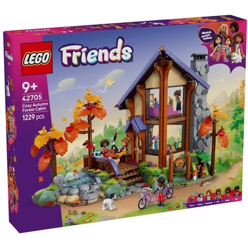 Конструктор LEGO Friends Уютный лесной домик для осеннего отдыха (42705)