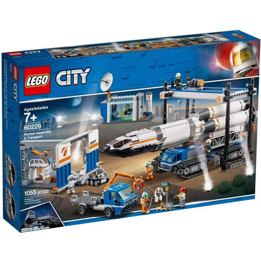 Конструктор Lego City Сборка ракеты и транспорт (60229)